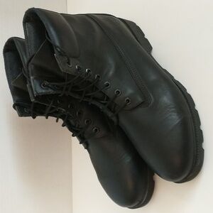 Timberland 8" Oil Resistant‎ Leather Boot, Black, Men's Size 10 N, Work / Play